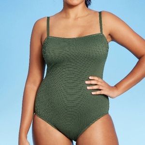 NWT Kona Sol One piece swimsuit Green